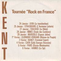 Kent (FRA) : Tournée Rock en France